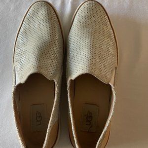 UGG Silver Women's Stardust Flats / Slip On's - Size 8